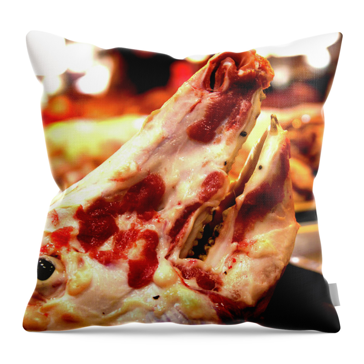 Cavite Throw Pillow featuring the photograph More Eggs More Toast Please by Jez C Self