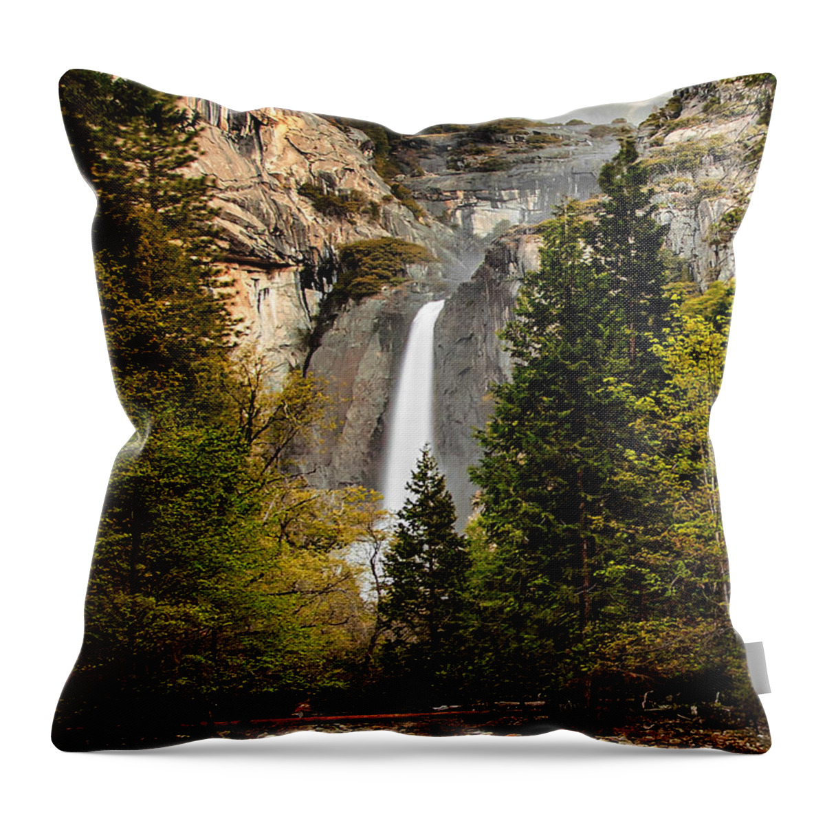 Yosemite National Park Throw Pillow featuring the photograph Morning Delight by Az Jackson