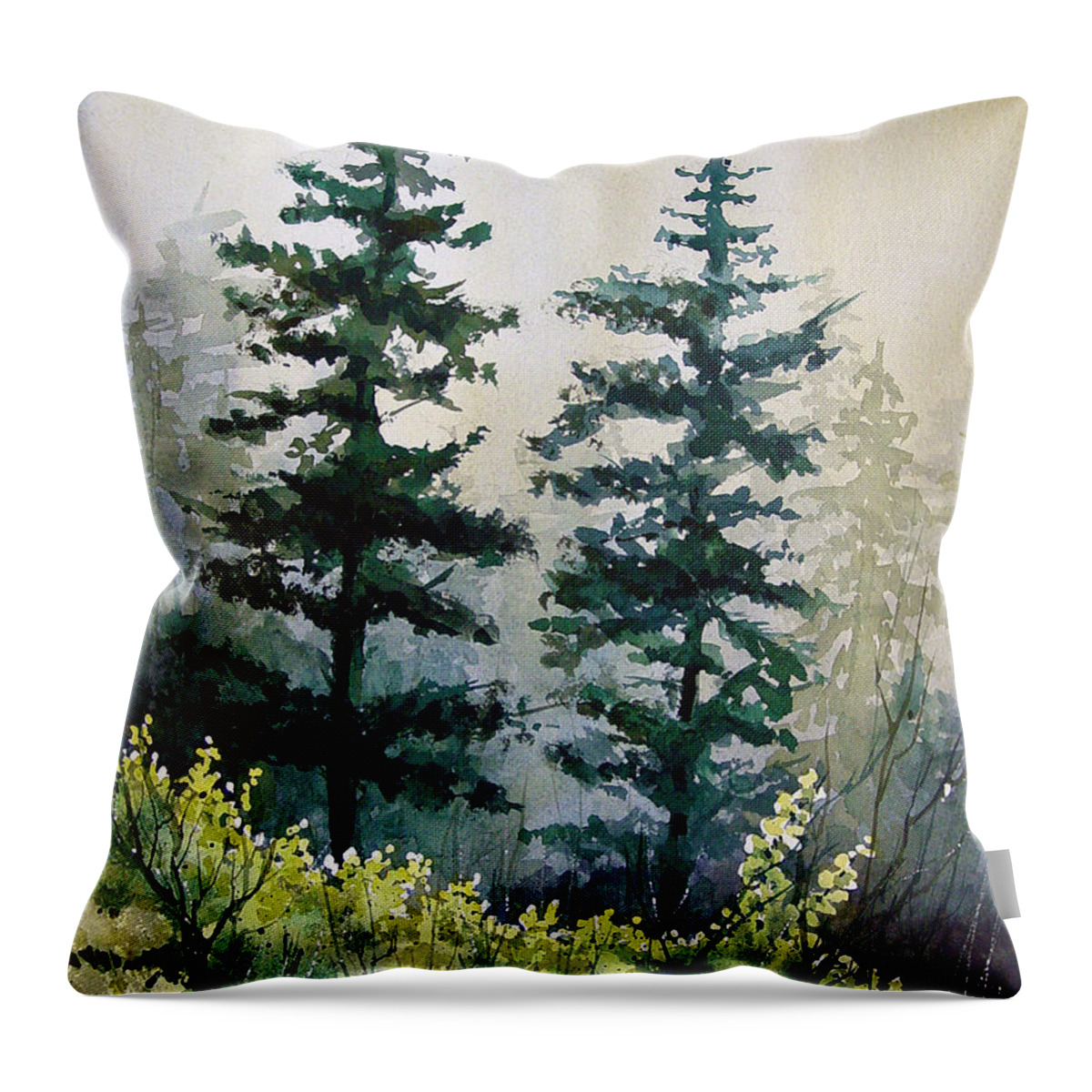 Morning Throw Pillow featuring the painting Morning by Sam Sidders