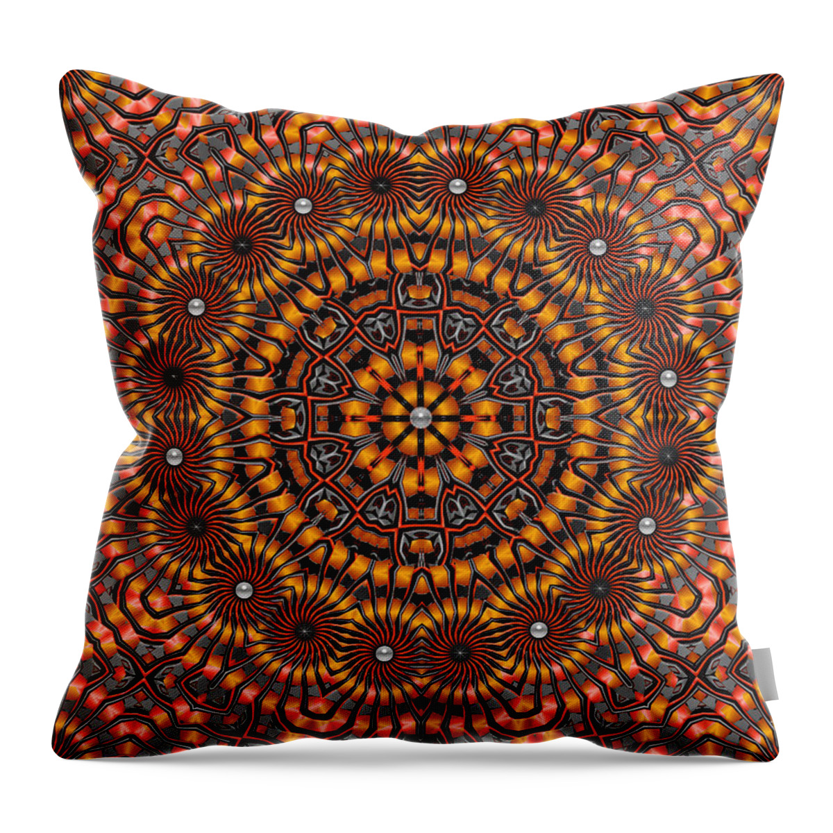 Design Throw Pillow featuring the digital art Morocco- by Robert Orinski