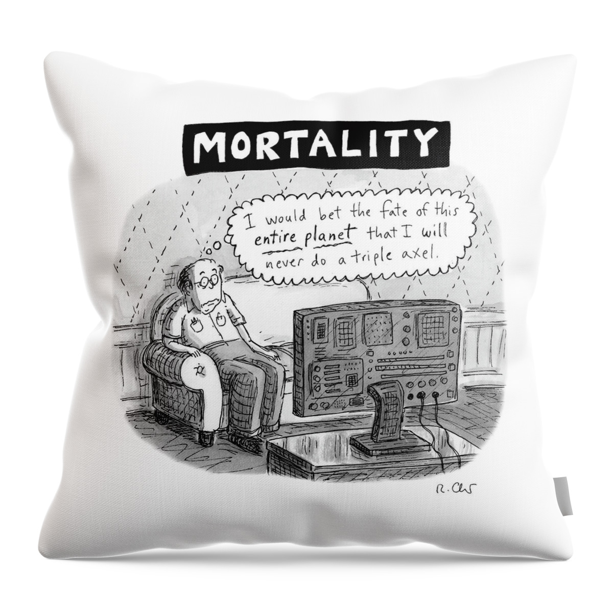 Mortality Throw Pillow