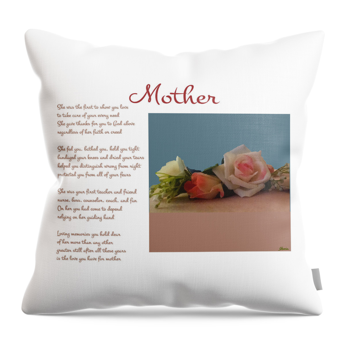 Mother Throw Pillow featuring the digital art Mother by Pharris Art