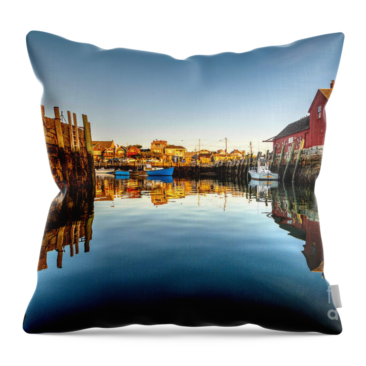 Seascape Throw Pillow featuring the photograph Motif #1 by Steve Brown
