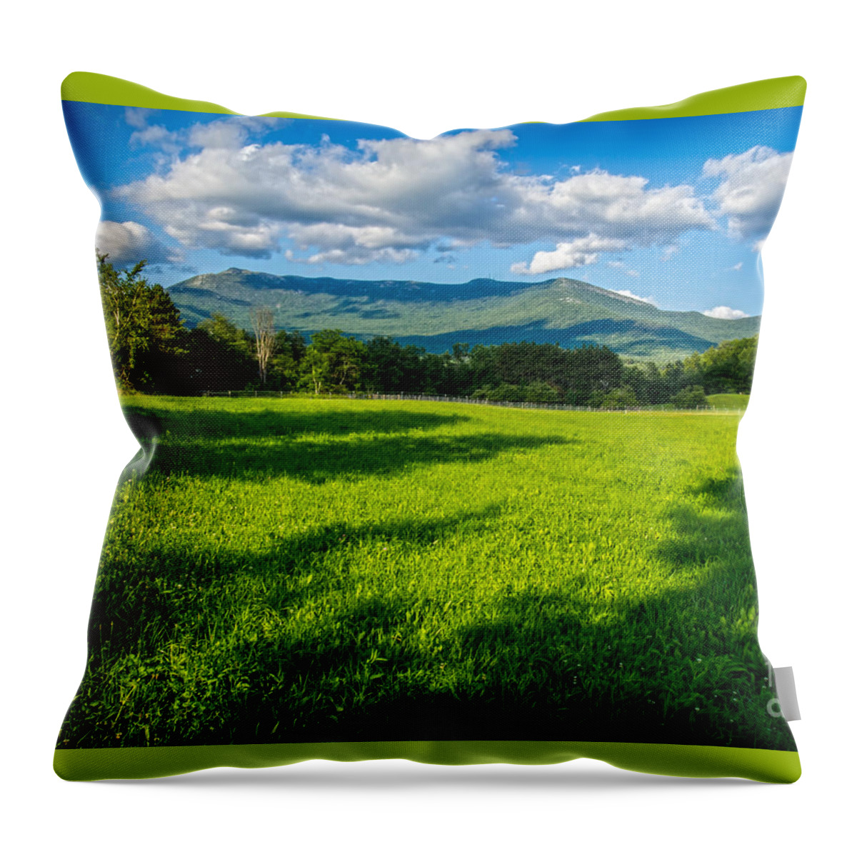 Mountain Throw Pillow featuring the photograph Mount Mansfield by James Aiken