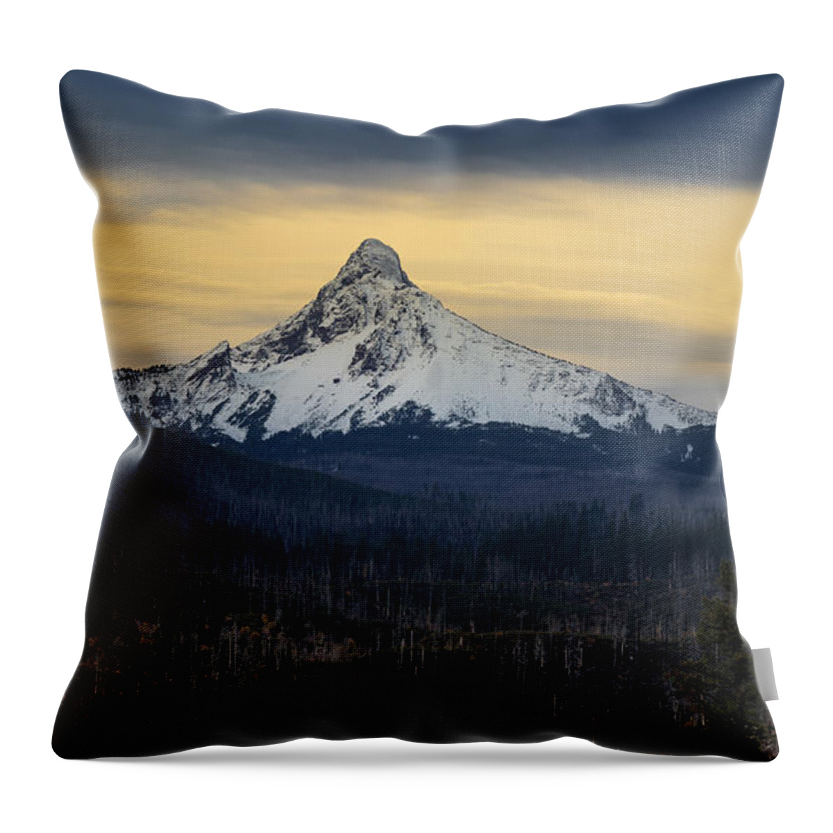 Bend Throw Pillow featuring the photograph Mount Washington, Oregon by Scott Slone