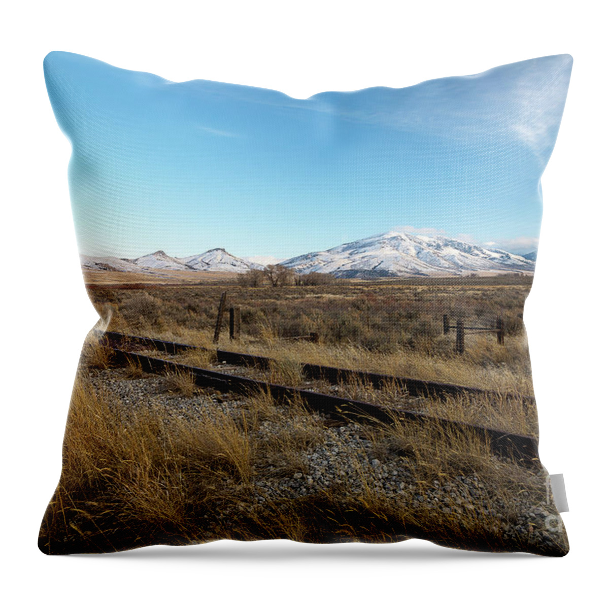 Chubbuck Throw Pillow featuring the photograph Mt Putnam by Idaho Scenic Images Linda Lantzy