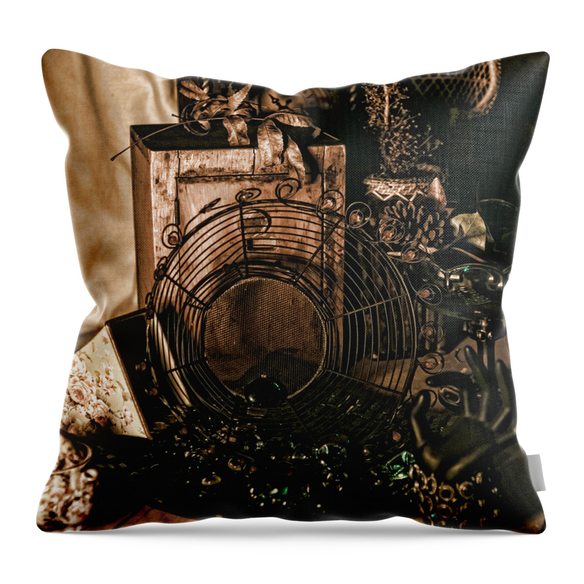 Box Throw Pillow featuring the photograph Muted Still by Camille Lopez