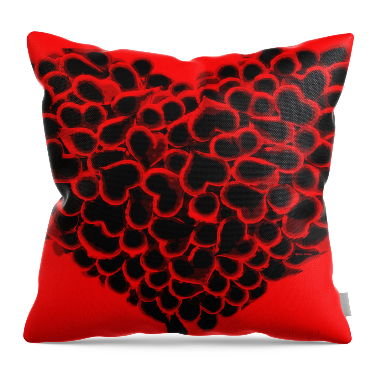 Valentines Throw Pillow featuring the digital art My Love is Yours by Rafael Salazar