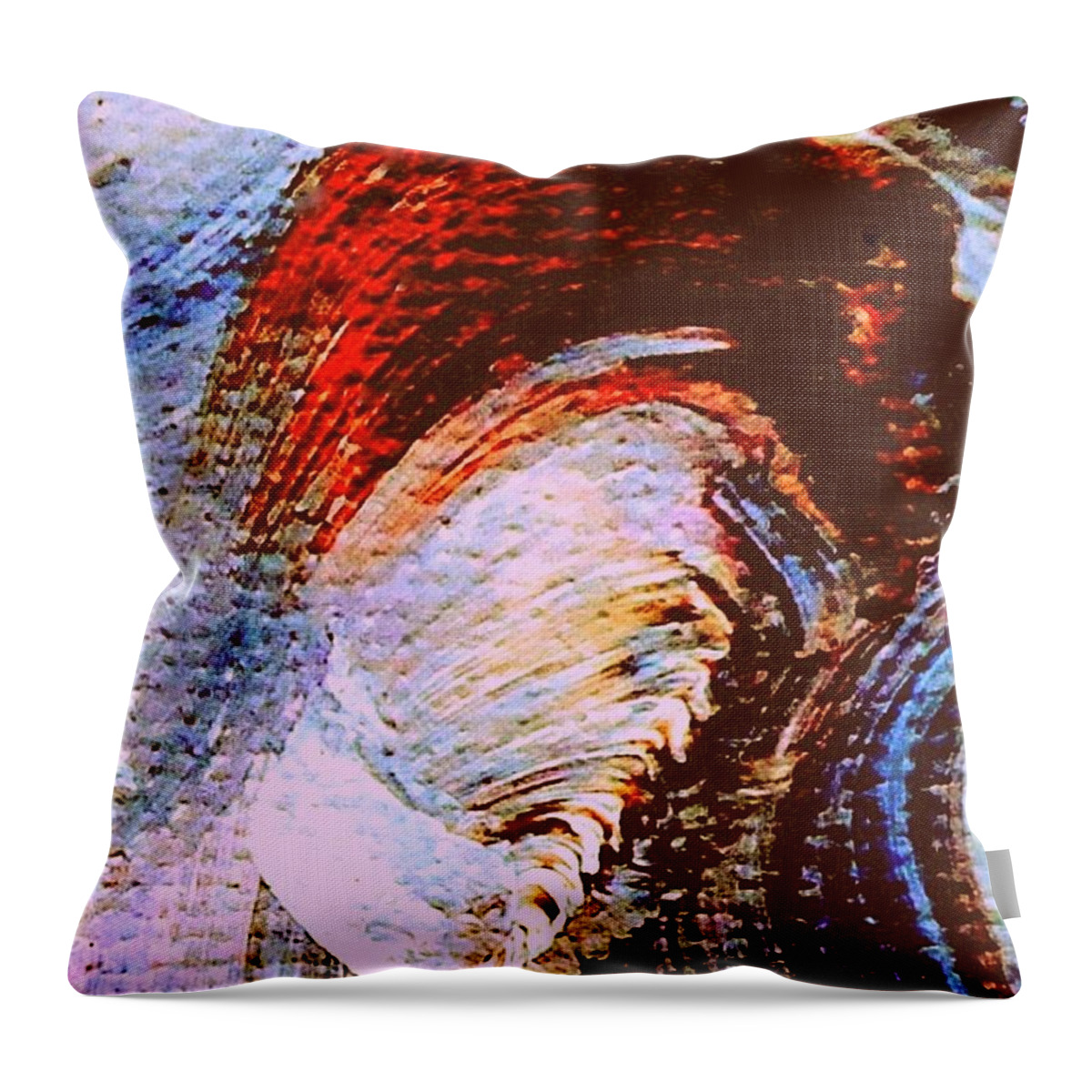 Viva Throw Pillow featuring the painting My Muse by VIVA Anderson