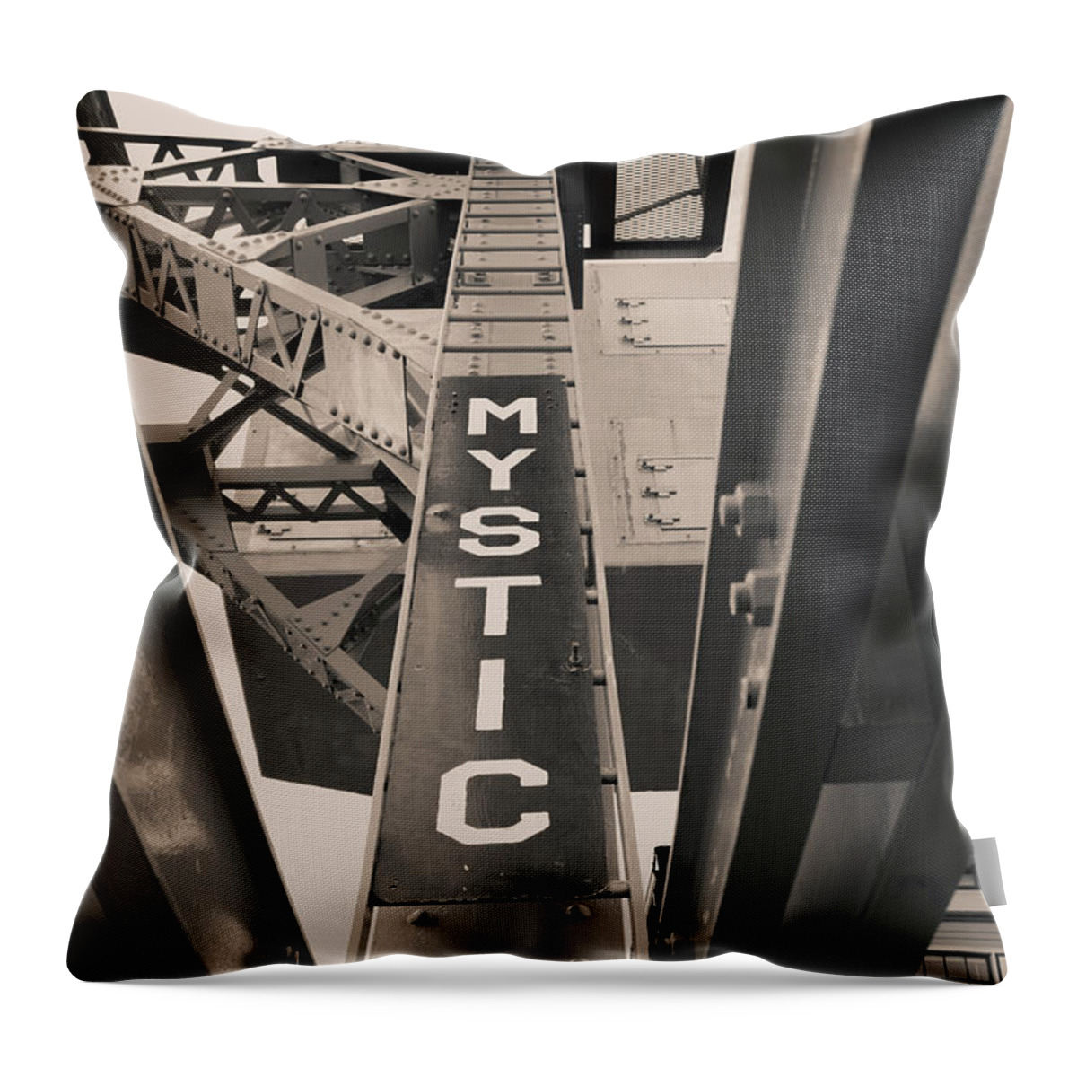 Mystic Throw Pillow featuring the photograph Mystic Connecticut by Kirkodd Photography Of New England