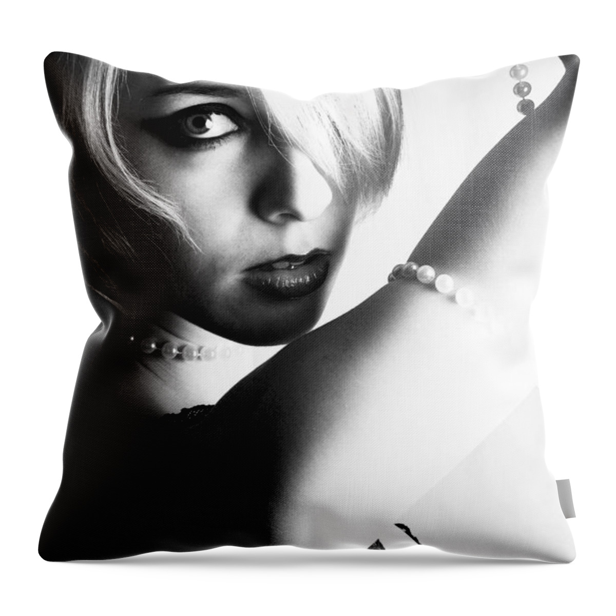Artistic Throw Pillow featuring the photograph Mystical Glimpse by Robert WK Clark