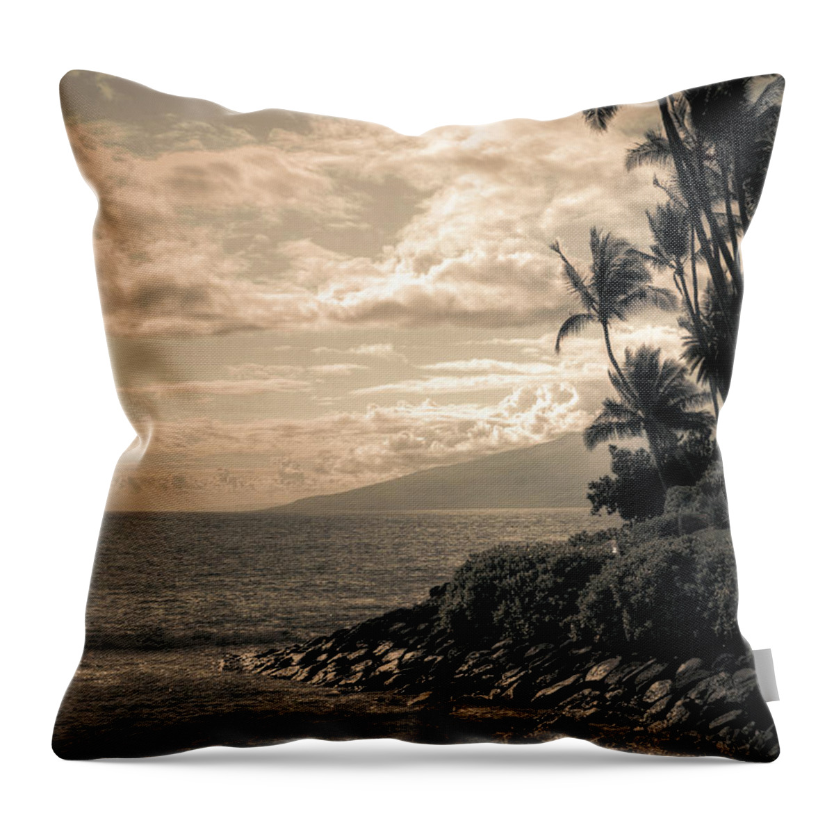 Napili Bay Throw Pillow featuring the photograph Napili Heaven by Kelly Wade
