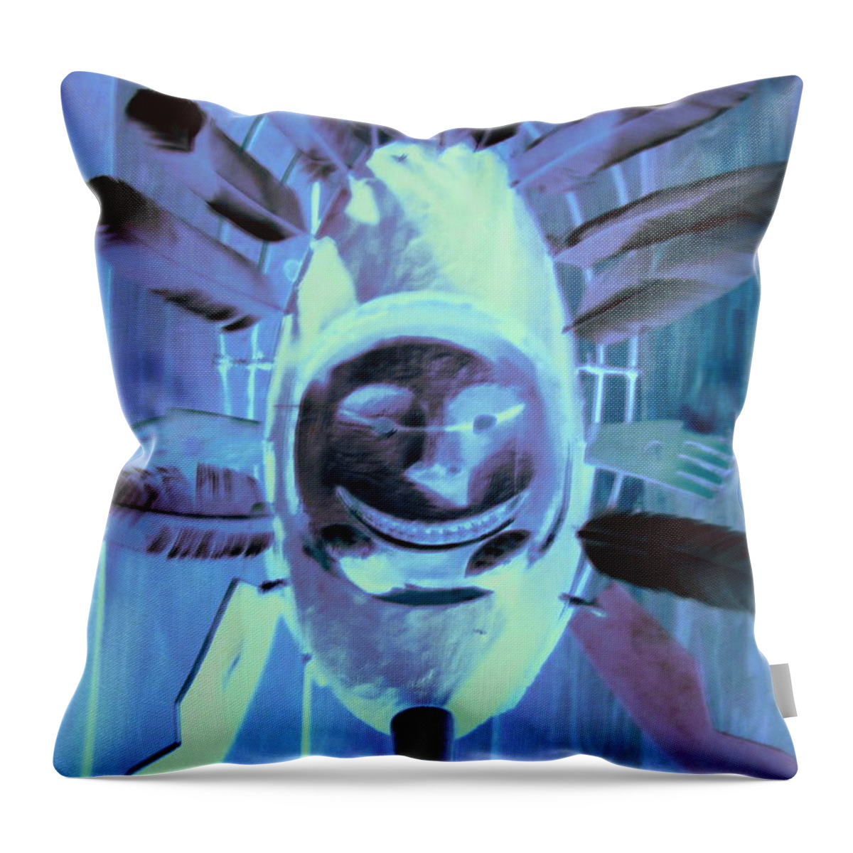 National Museum Of The American Indian Throw Pillow featuring the photograph National Museum Of The American Indian 9 by Randall Weidner