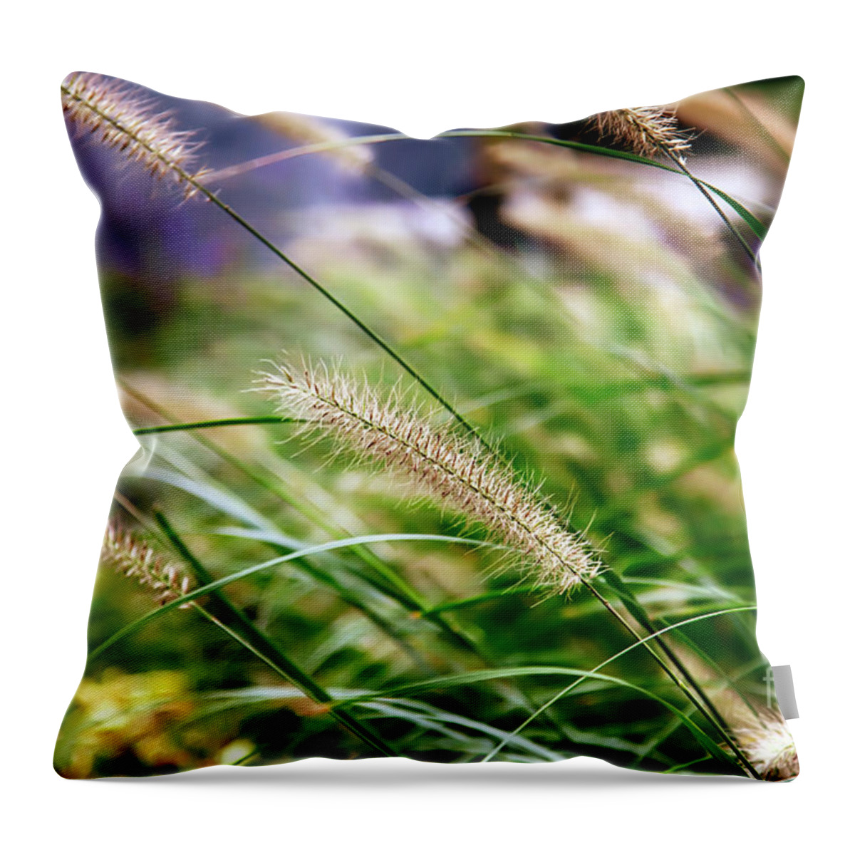 Nature Throw Pillow featuring the photograph Nature Background by Ariadna De Raadt