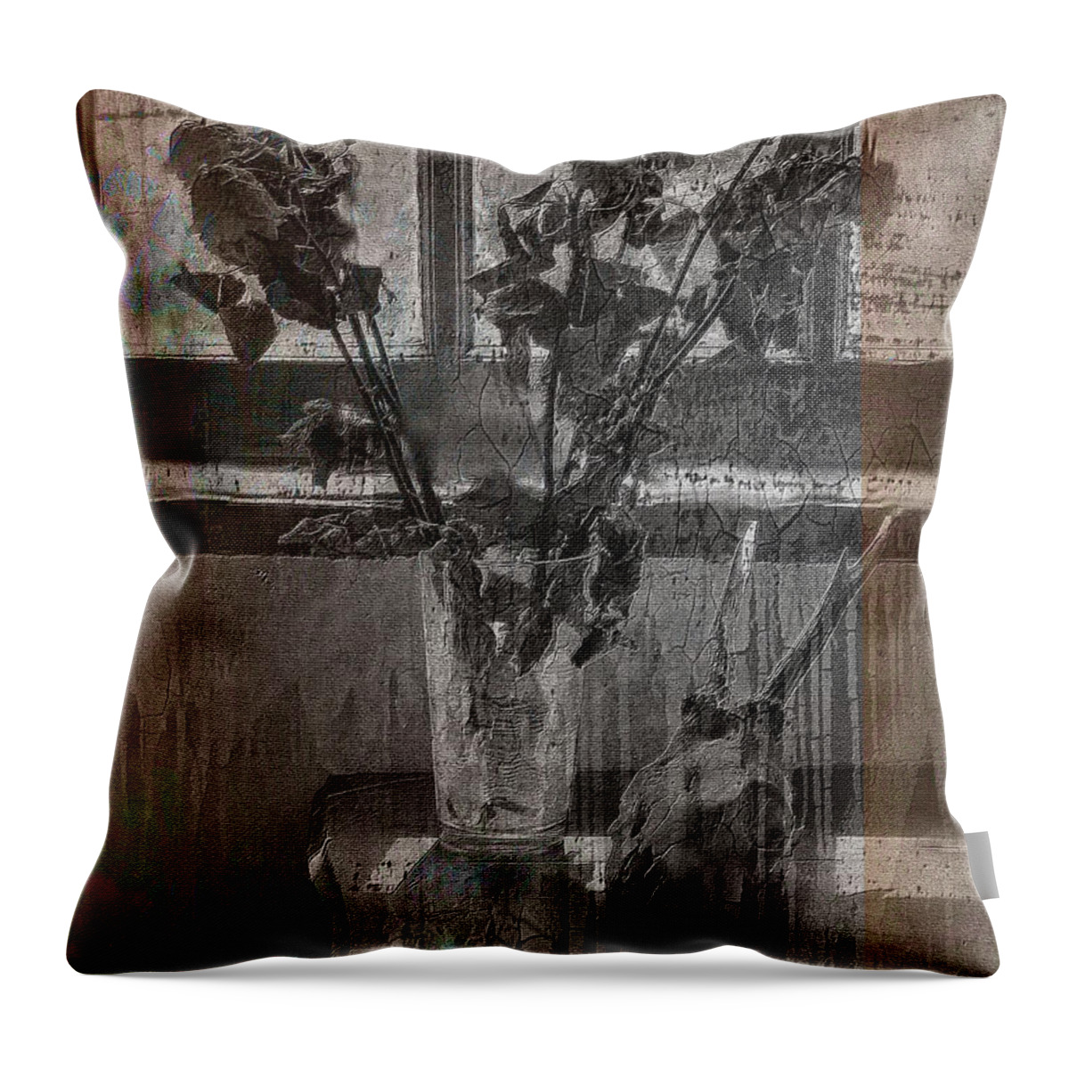 Nature Throw Pillow featuring the digital art Nature Morte by Mimulux Patricia No