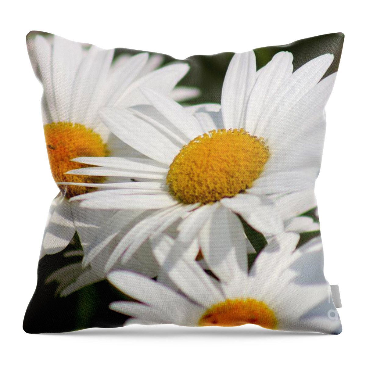 Yellow Throw Pillow featuring the photograph Nature's Beauty 56 by Deena Withycombe