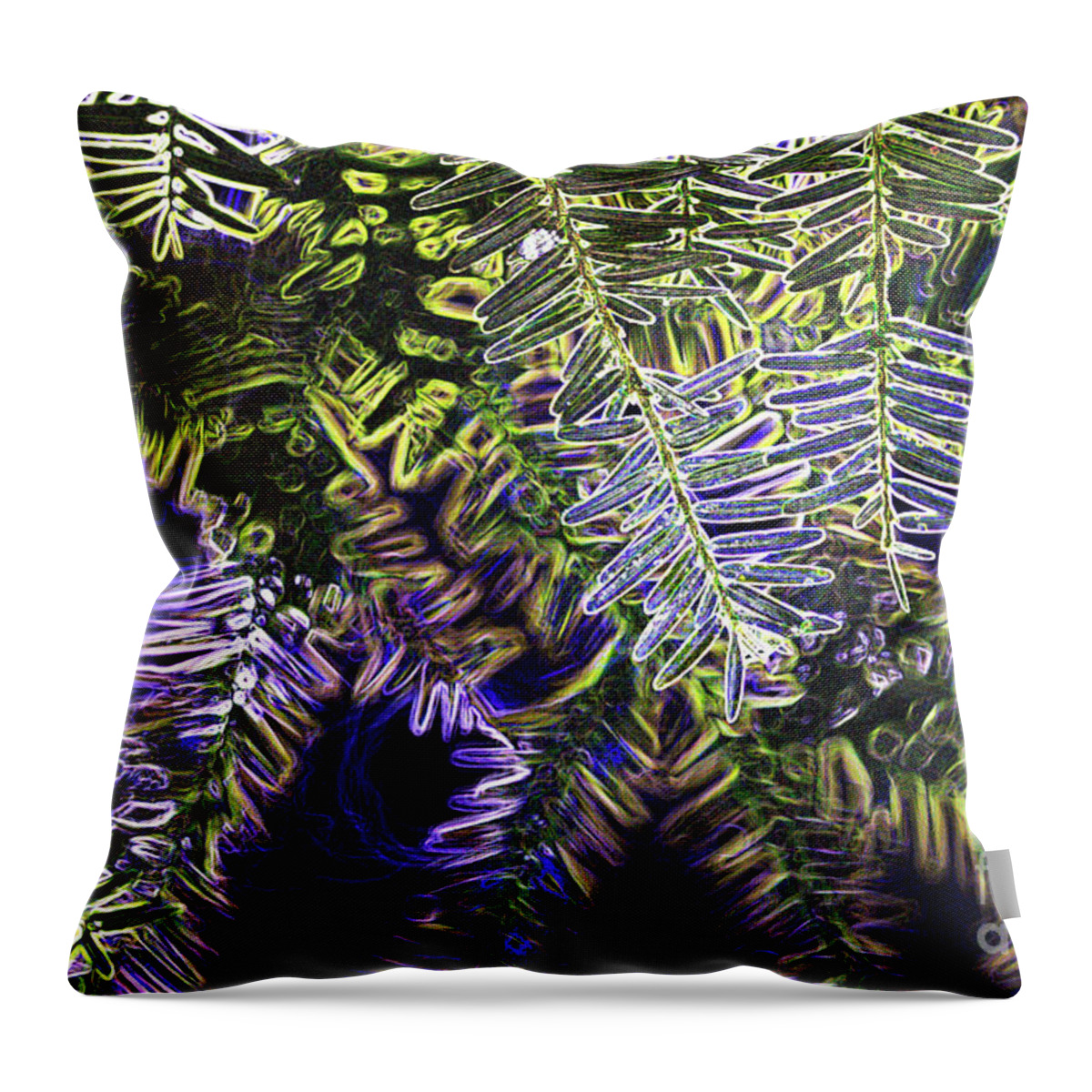 Pine Throw Pillow featuring the photograph Nature's Own by Mike Eingle