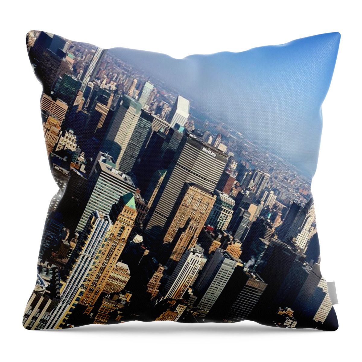  Throw Pillow featuring the photograph New York City #4 by Lush Life Travel