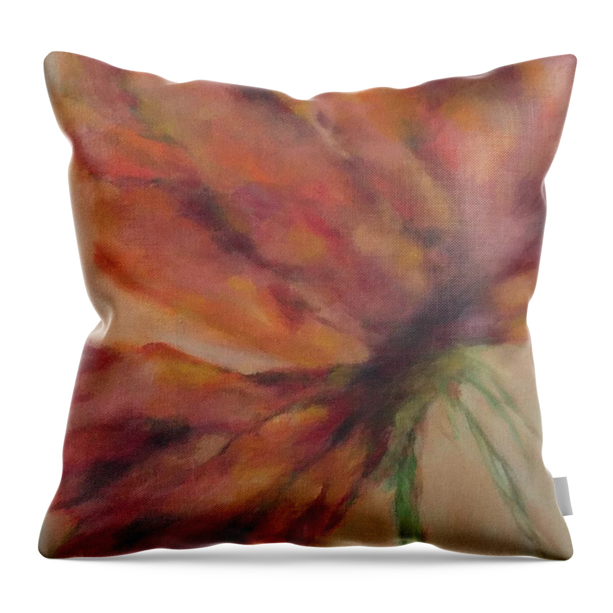 New Beginnings Throw Pillow featuring the painting New Beginnings by Kathy Stiber