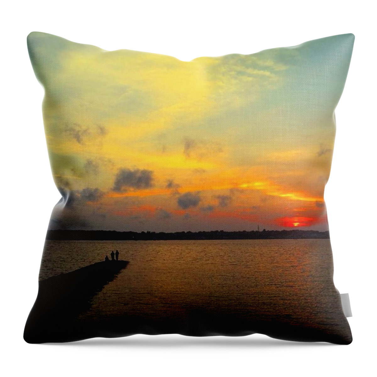 New Bedford Throw Pillow featuring the photograph Nbma #1 by Kate Arsenault 