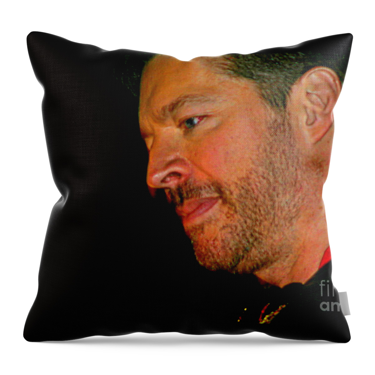 Nola Throw Pillow featuring the photograph New Orleans Actor Harry Connick Jr by Michael Hoard