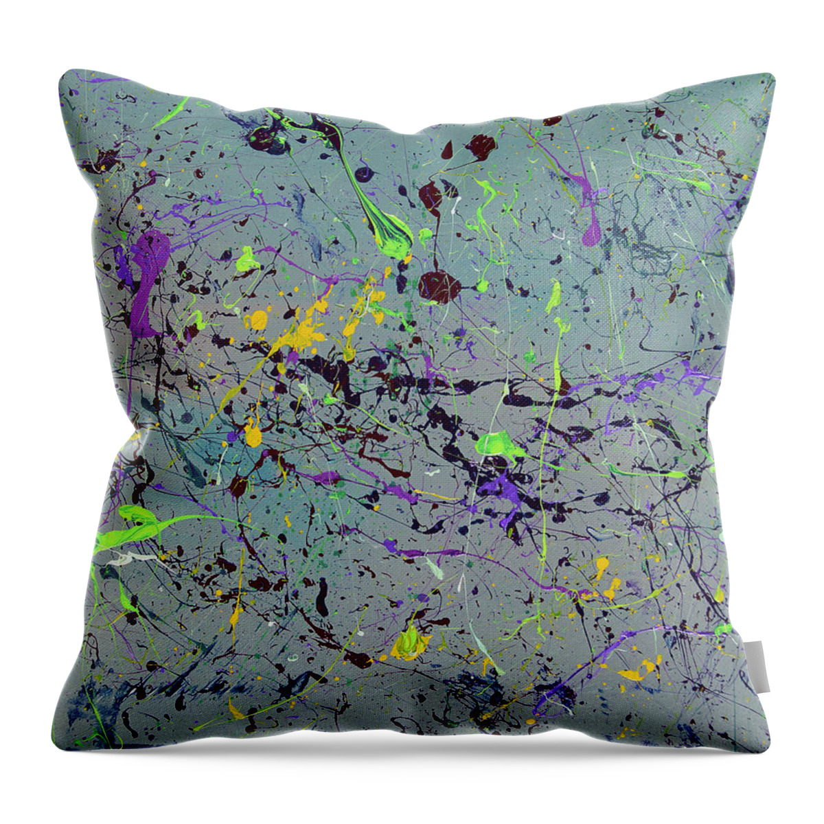 New Throw Pillow featuring the painting New Orleans The Night After by Joe Loffredo