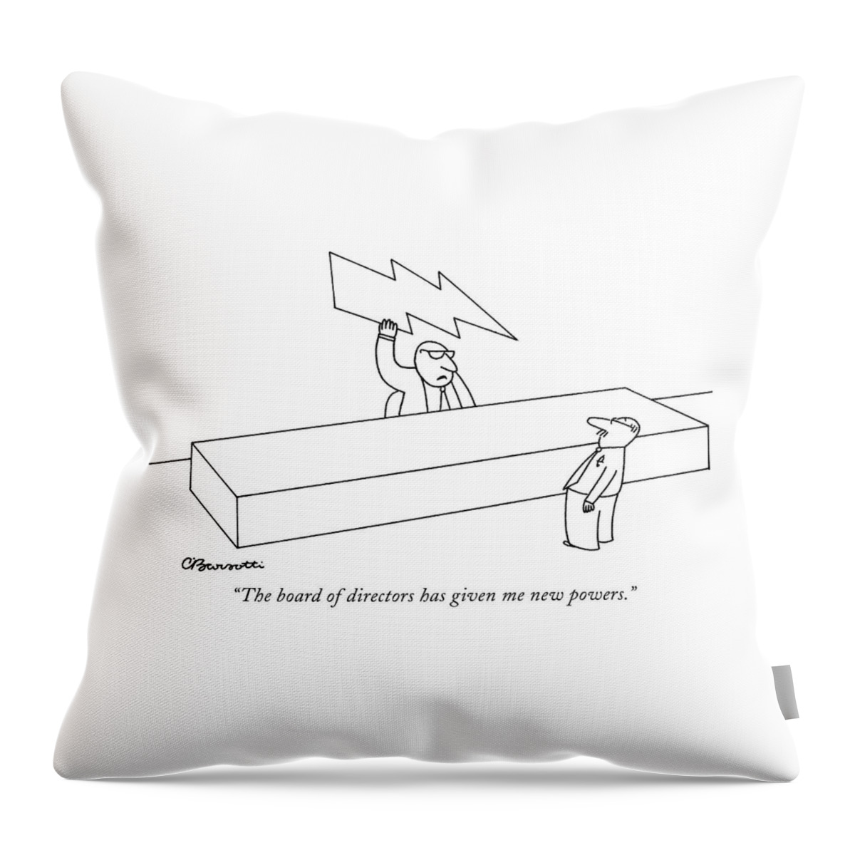 New Powers Throw Pillow