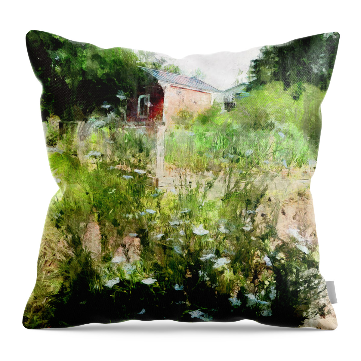 Roots Throw Pillow featuring the photograph New Roots by Claire Bull