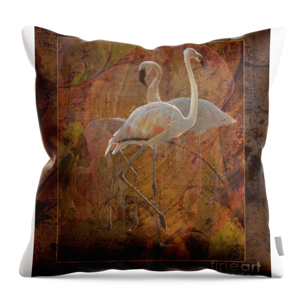 Herons Throw Pillow featuring the photograph New Upload by Melinda Hughes-Berland