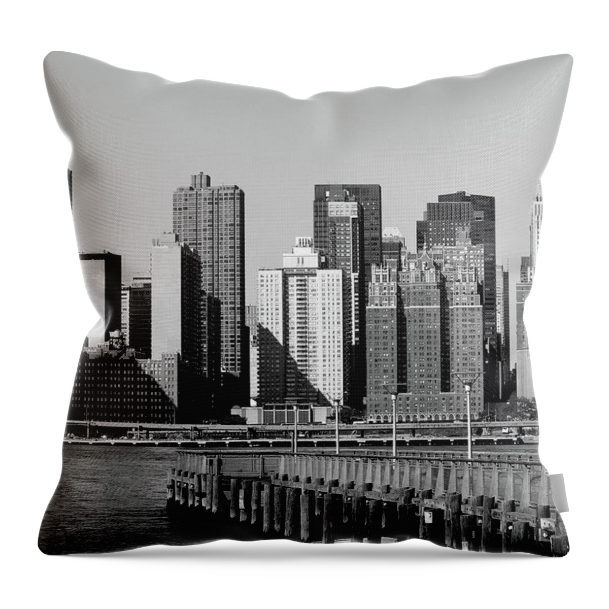 Nyc Throw Pillow featuring the photograph New York City-7 by Nina Bradica