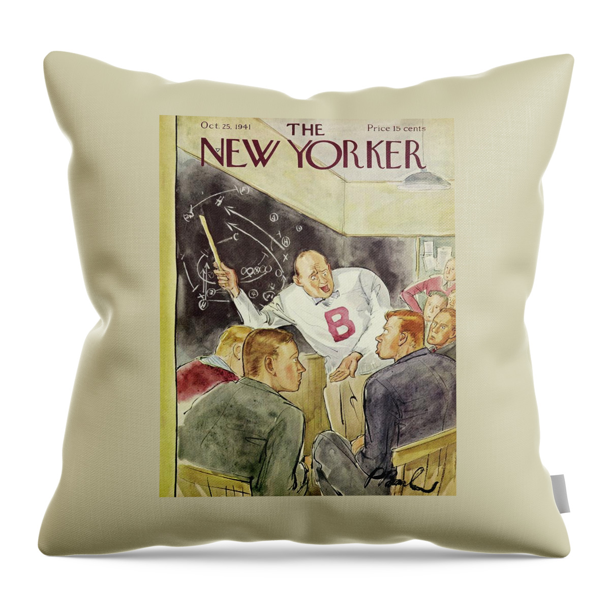 New Yorker October 25 1941 Throw Pillow