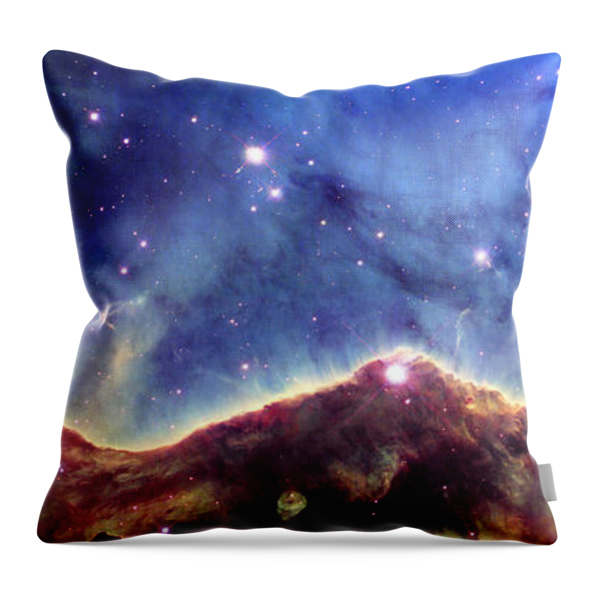 Star Throw Pillow featuring the photograph NGC 3324 Carina Nebula by Nicholas Burningham