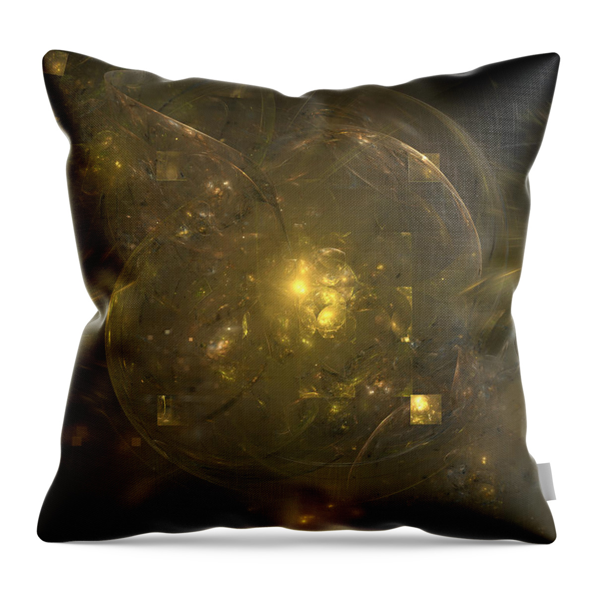 Art Throw Pillow featuring the digital art No One Knows by Jeff Iverson
