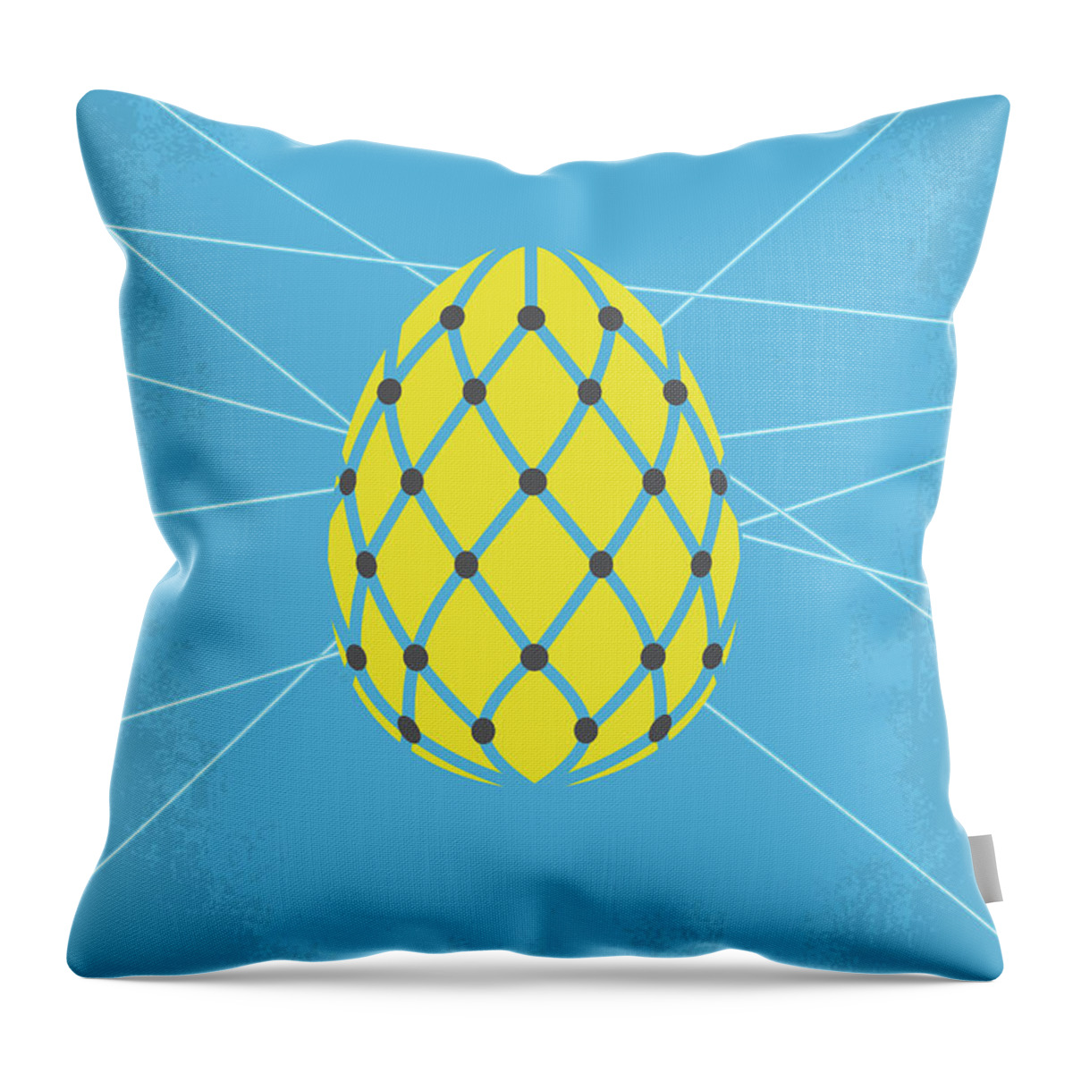 Oceans 12 Throw Pillow featuring the digital art No057 My Oceans 12 minimal movie poster by Chungkong Art