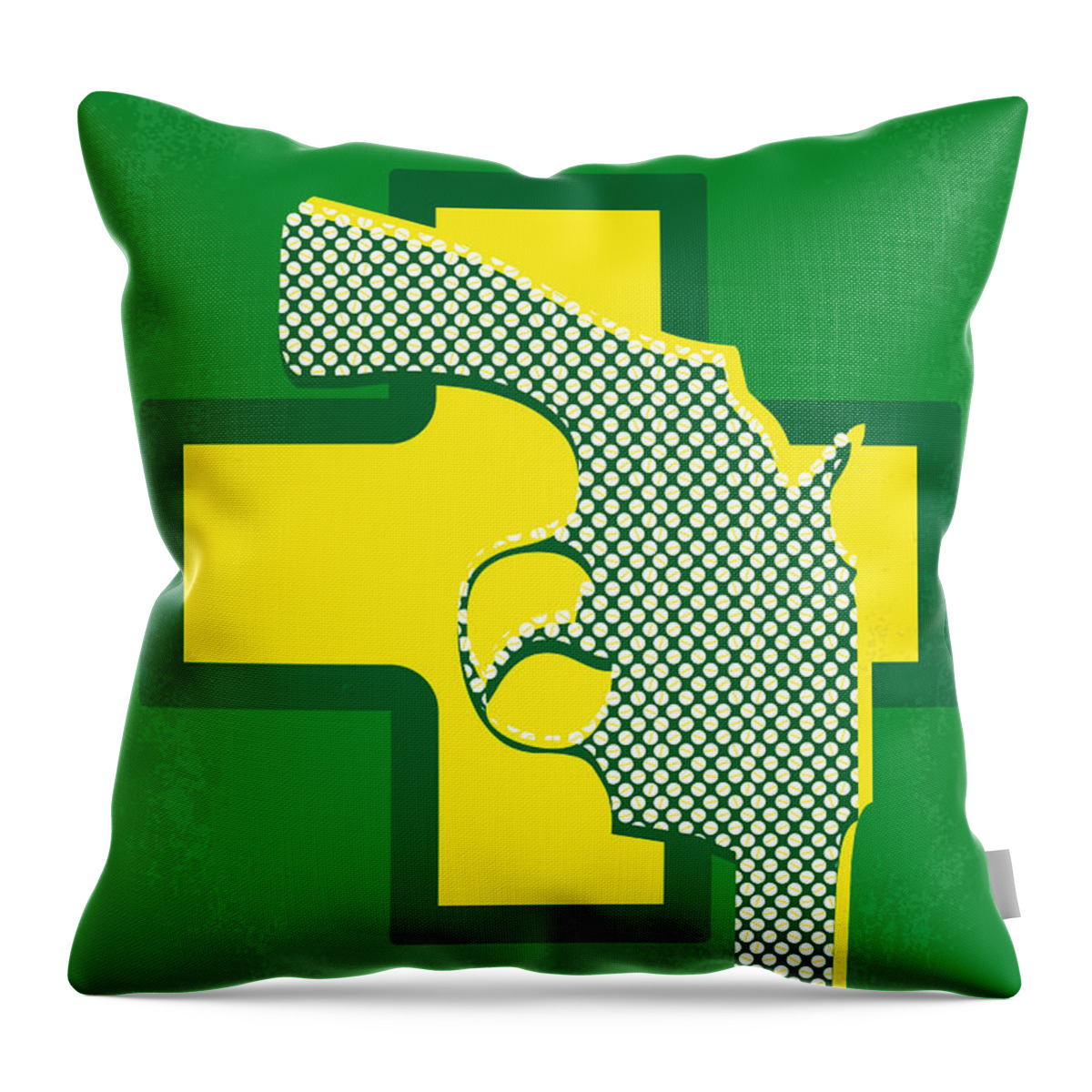 Drugstore Cowboy Throw Pillow featuring the digital art No628 My Drugstore Cowboy minimal movie poster by Chungkong Art