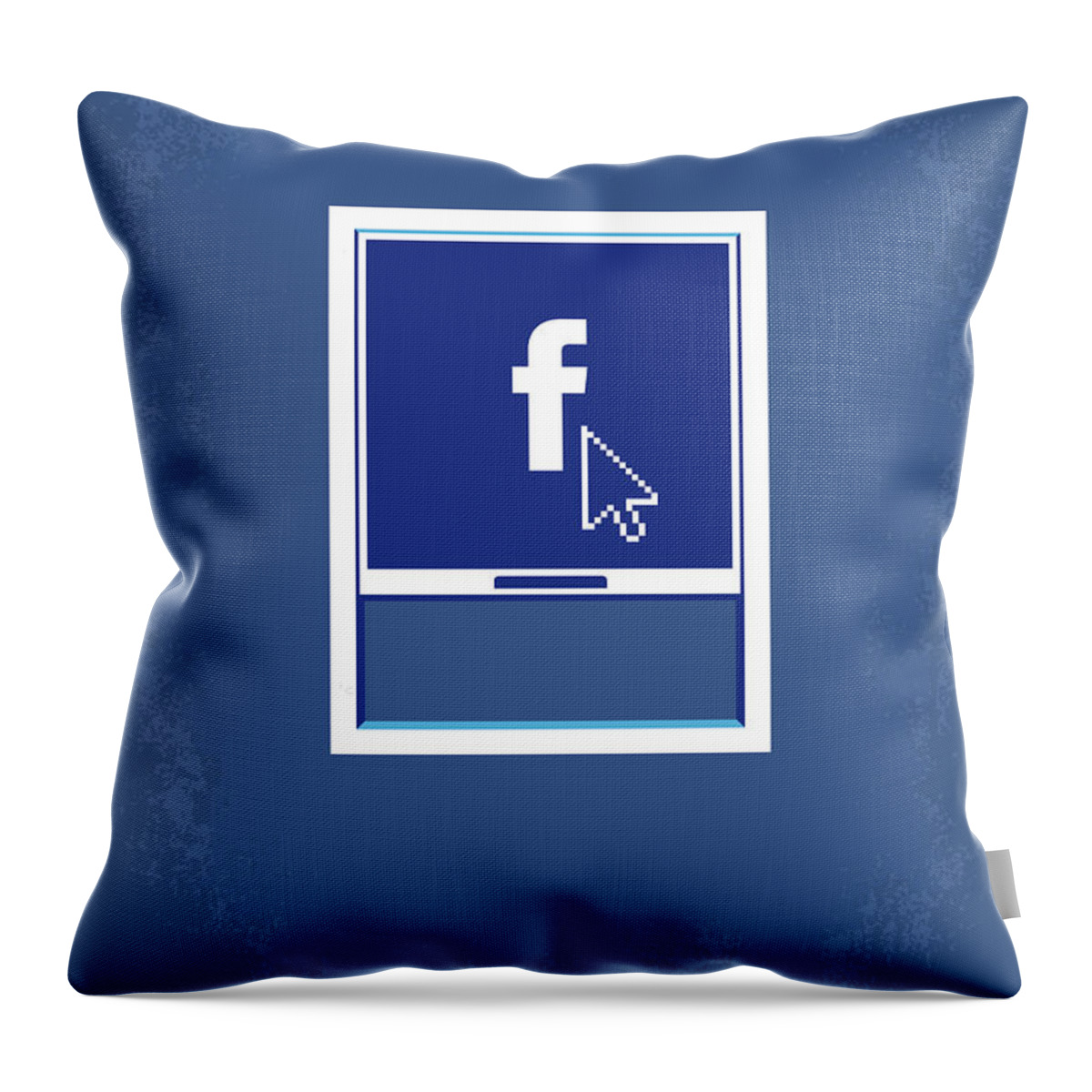 The Social Network Throw Pillow featuring the digital art No779 My The Social Network minimal movie poster by Chungkong Art