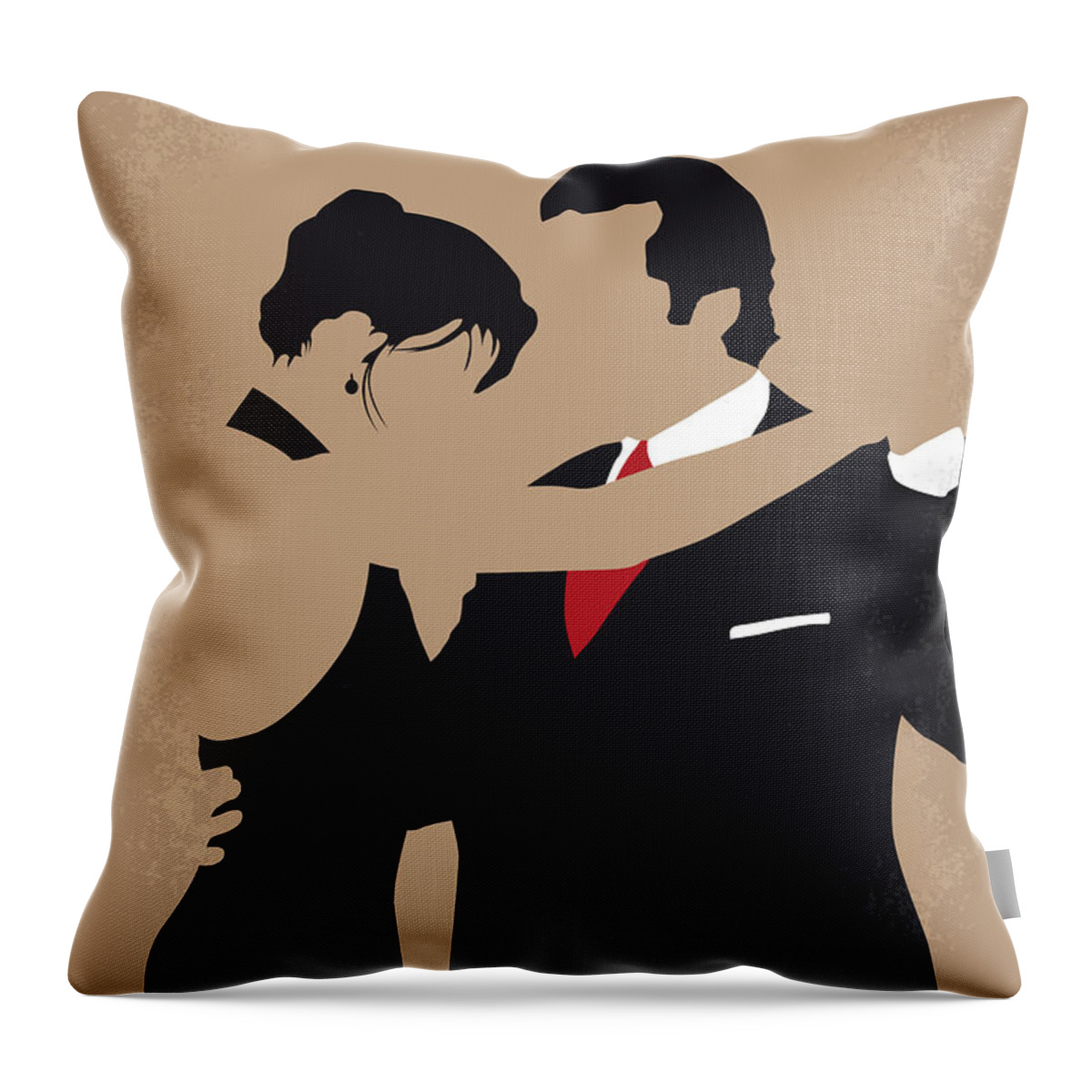 Scent Of A Woman Throw Pillow featuring the digital art No888 My Scent of a Woman minimal movie poster by Chungkong Art