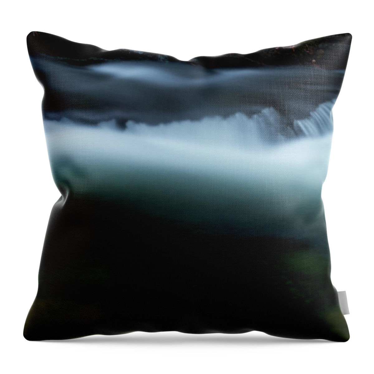 Creek Throw Pillow featuring the photograph Noontootla Flow and Swirl by Paul Rebmann