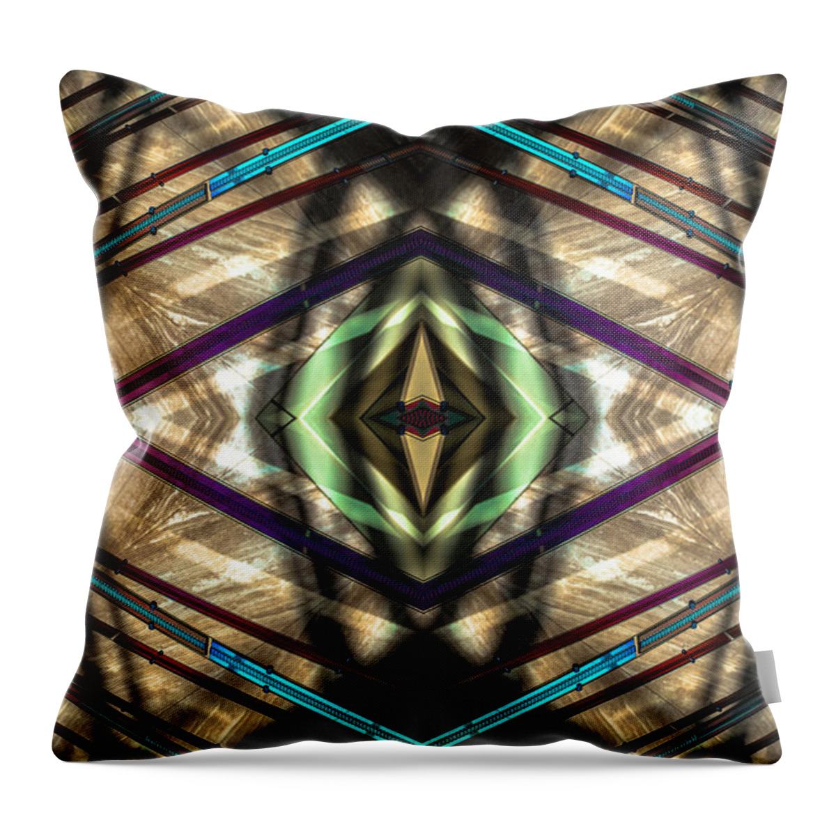  Throw Pillow featuring the photograph Nordstrom Sculpture No 53 ver2 by Raymond Kunst