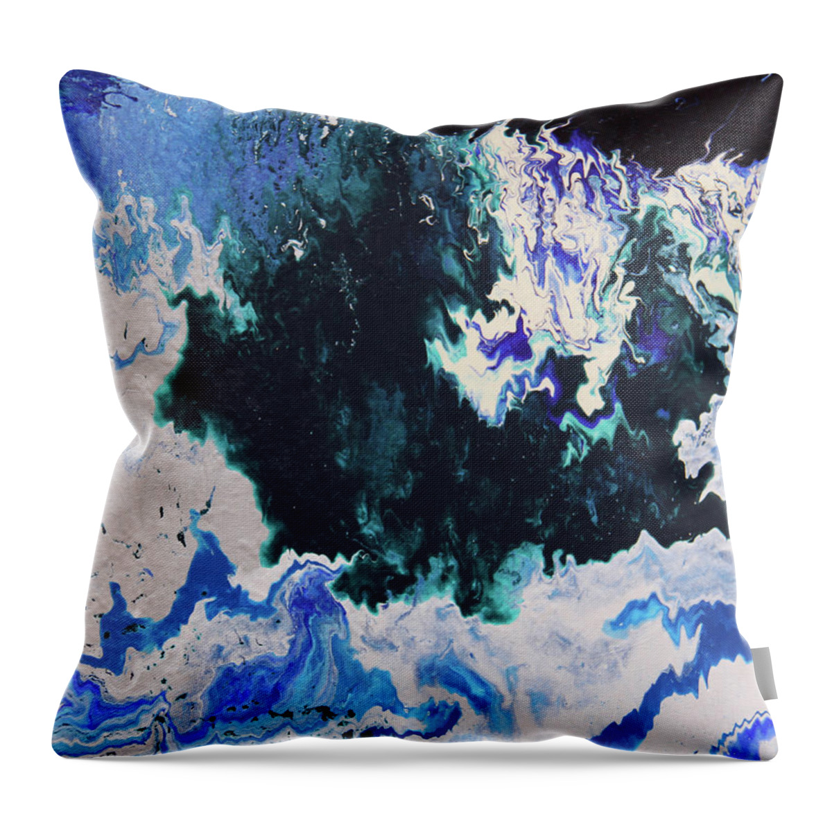 Fusionart Throw Pillow featuring the painting North Shore by Ralph White