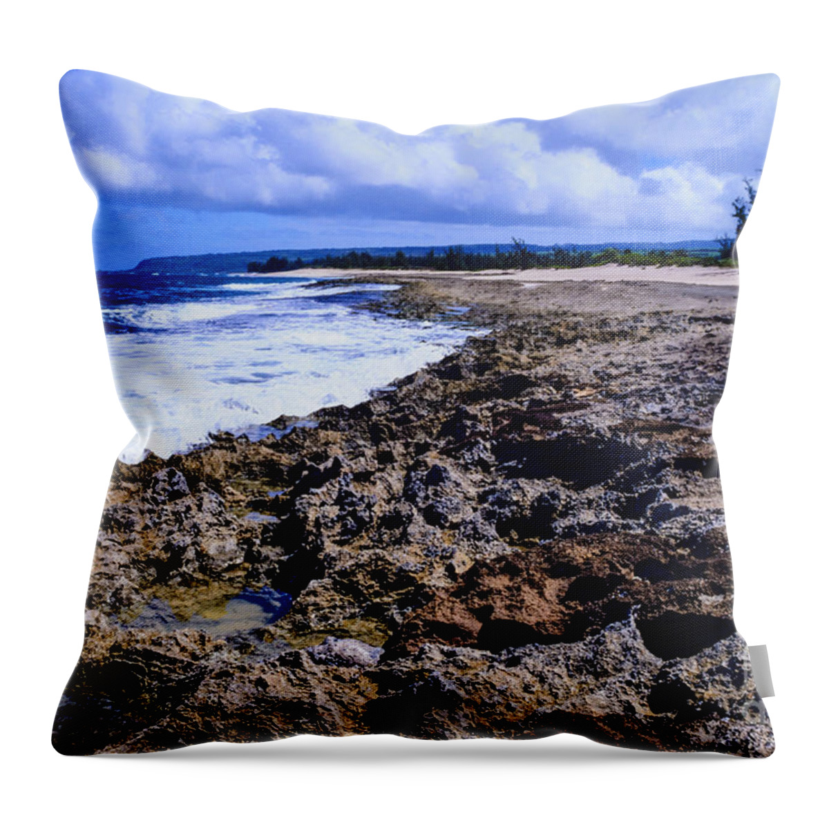 North Shore Throw Pillow featuring the photograph North Shore by Thomas R Fletcher