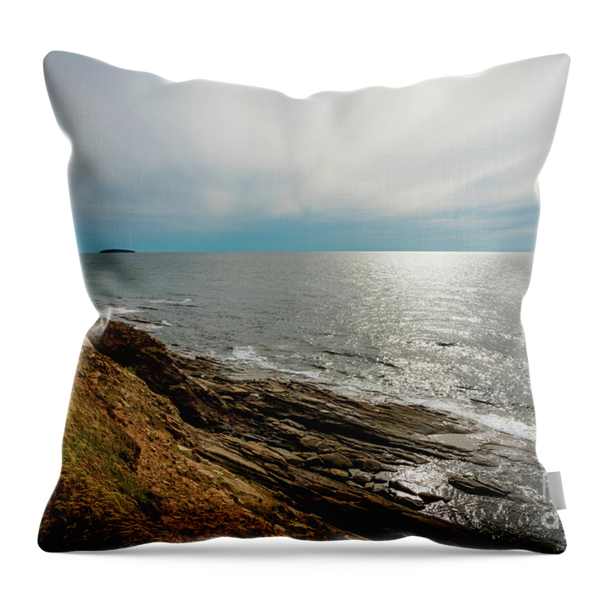 Nova Scotia Throw Pillow featuring the photograph Nova Scotia by Zawhaus Photography