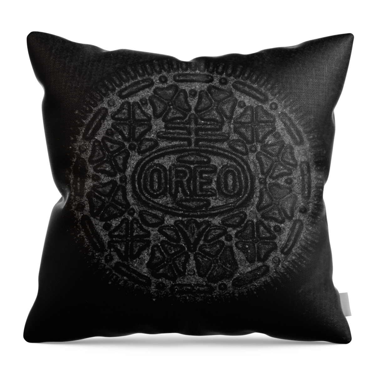 Oreo Throw Pillow featuring the photograph O R E O by Rob Hans