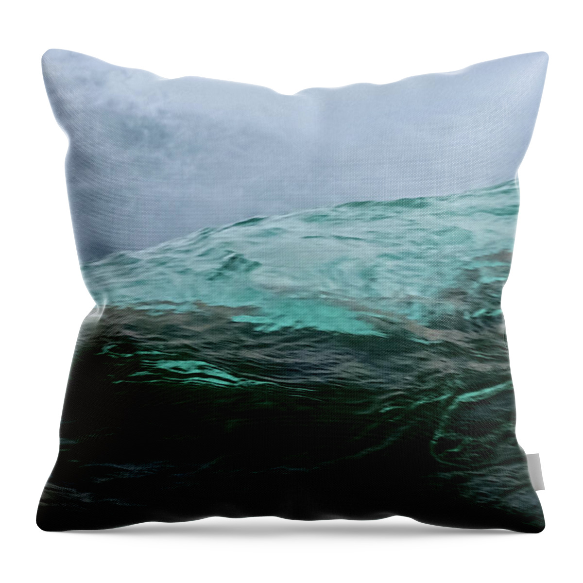 Waterfall Throw Pillow featuring the photograph Oblivion - by Julie Weber