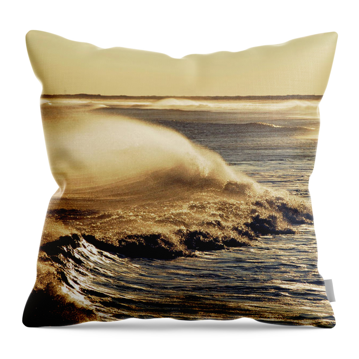 Ocean Throw Pillow featuring the photograph Ocean Calm by Elsa Santoro