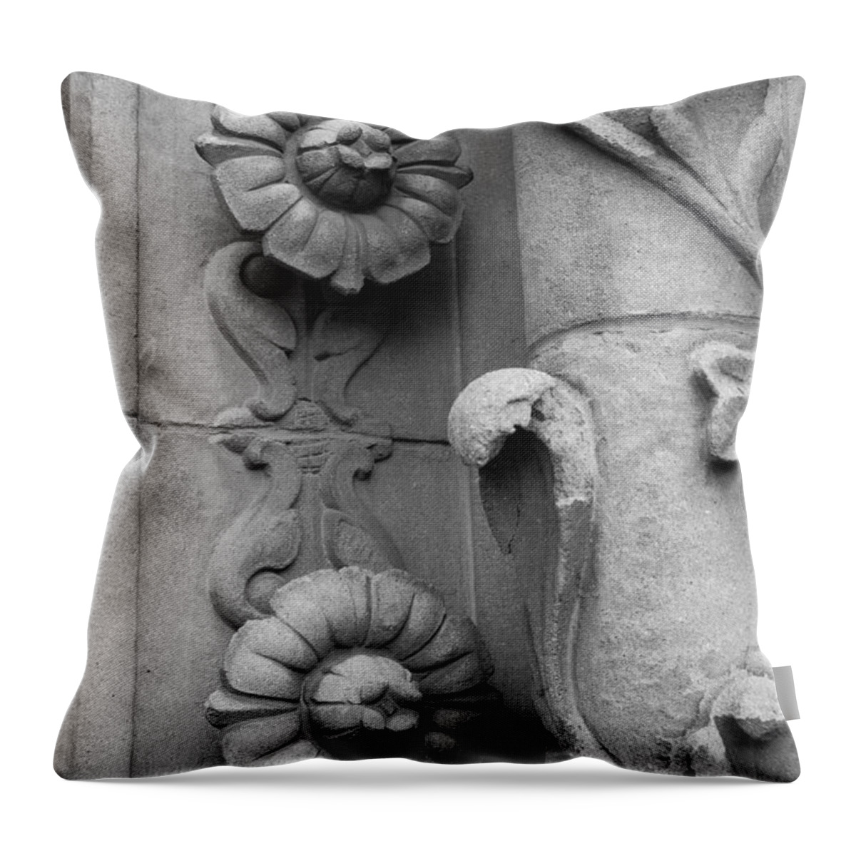 Julia Morgan Throw Pillow featuring the photograph Ode to Julia Morgan - Architectural Detail II by Suzanne Gaff