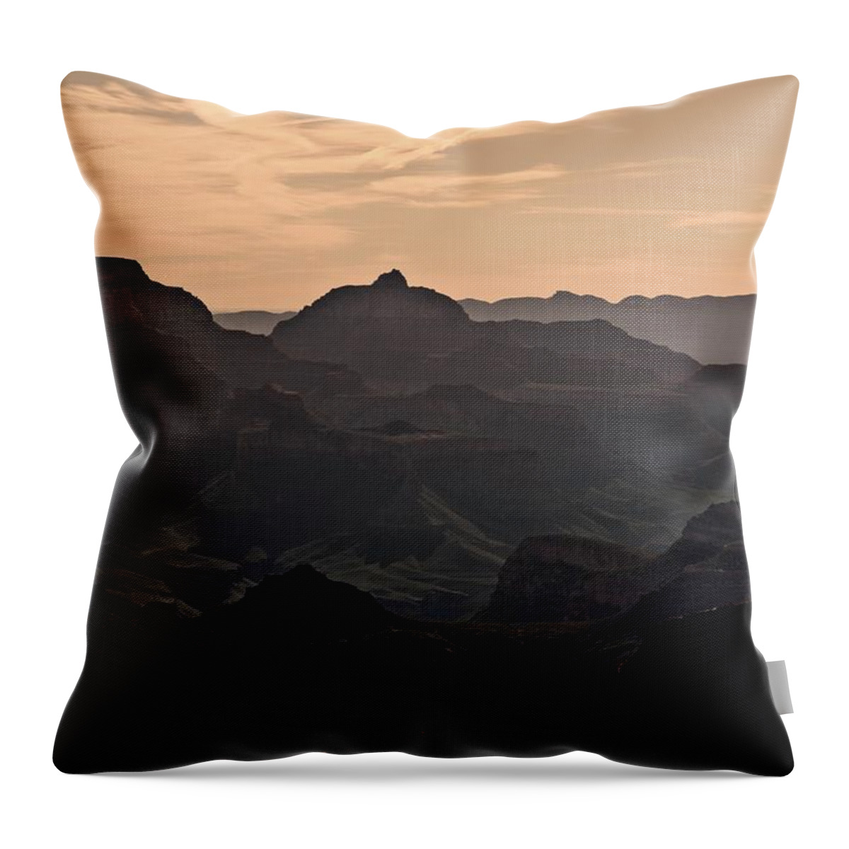Grand Canyon Throw Pillow featuring the photograph Off The Grid - The Grand Canyon And Beyond by Hany J