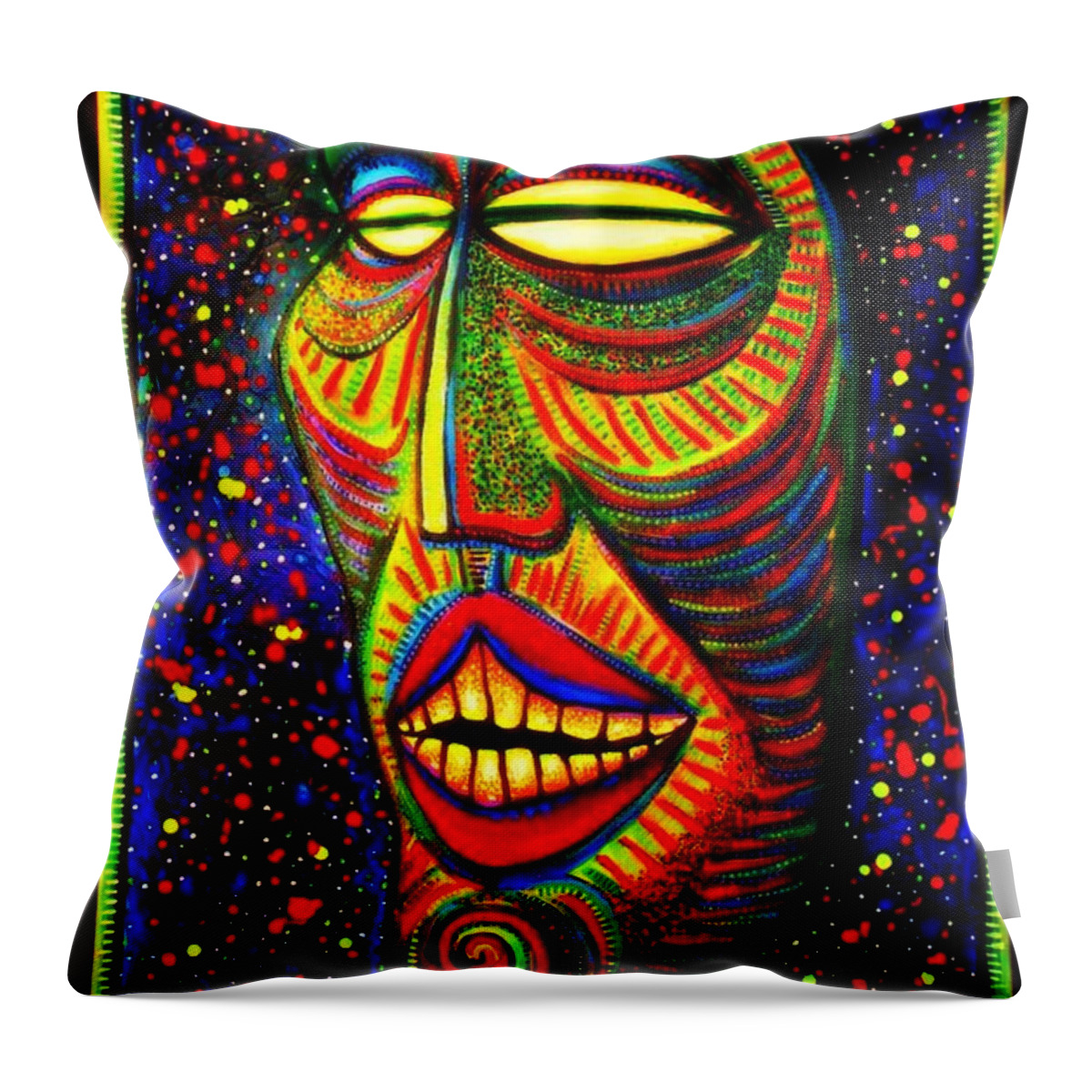  Throw Pillow featuring the photograph Ol' Funny Face by Kelly Awad