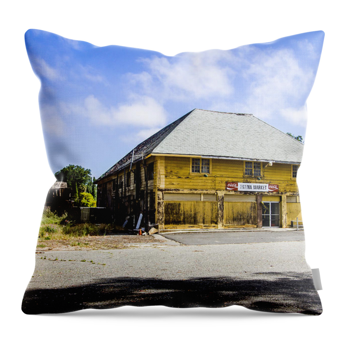  Throw Pillow featuring the photograph Old Country Store by Bruce Bottomley