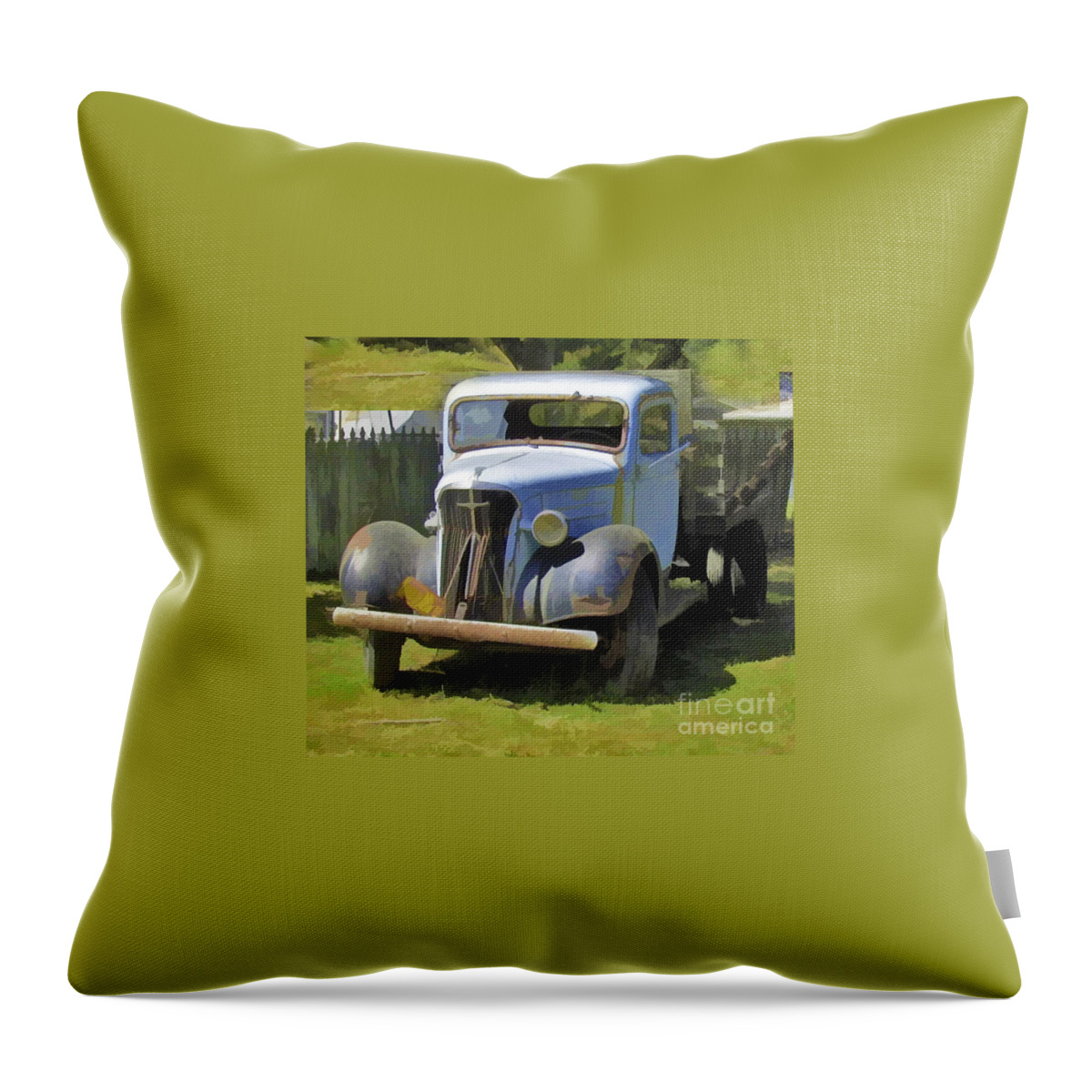 Old Car Throw Pillow featuring the photograph Old Soul #2 by Joyce Creswell